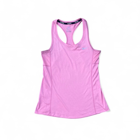 Nike Running Women's Pink Racerback Tank Top - Picture 1 of 5